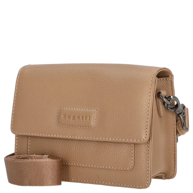 bugatti Elsa - Umhängetasche Leder S 18.5 cm (sand)