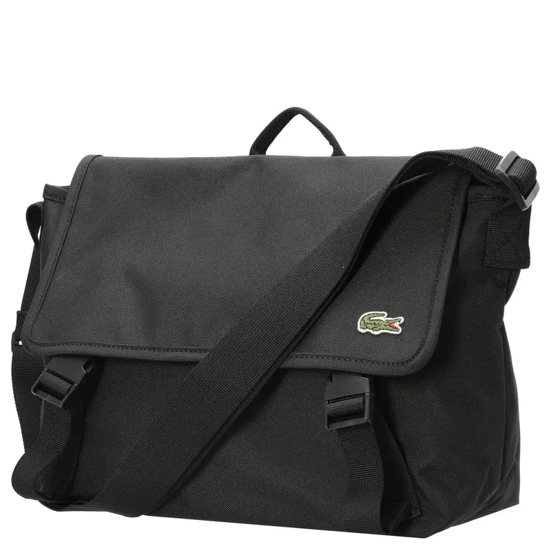 Lacoste Neocroc - Messenger Bag 14" 32.5 cm (noir)
