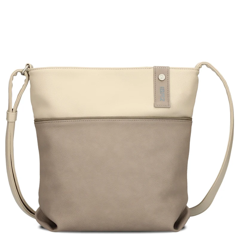 zwei Jana J10 - Schultertasche 29 cm (nubuk-cappuccino)