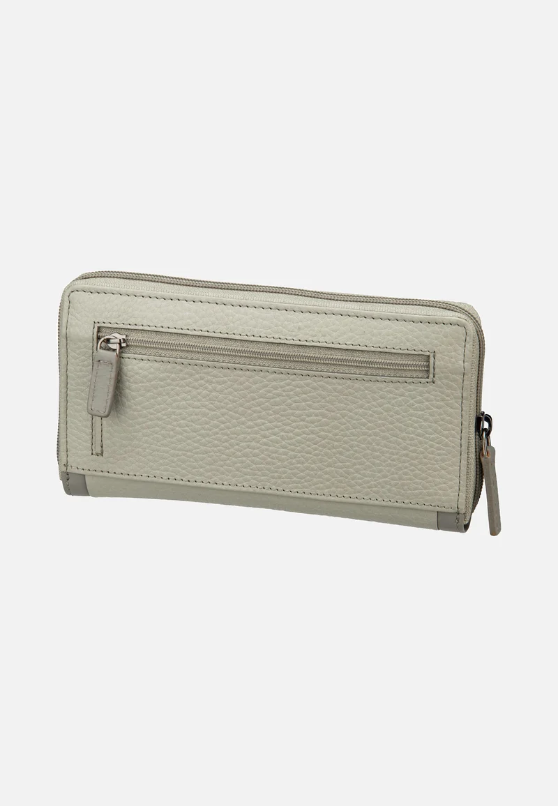 Sina Ladies Long Zip Hellgrau - Portemonnaie