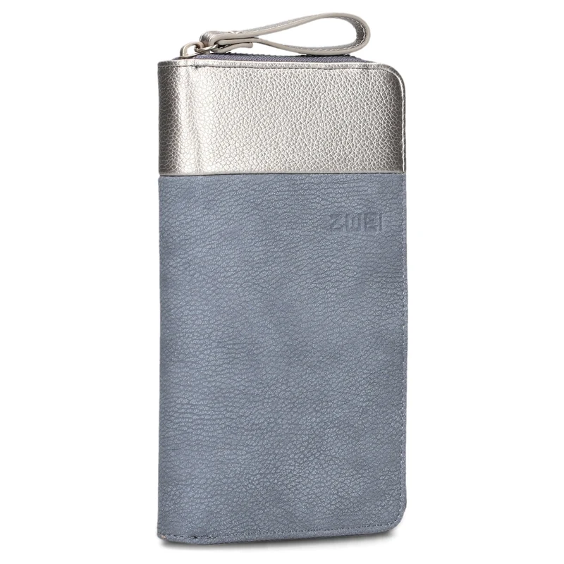 zwei Eva EV2 - Geldbörse 15cc 19 cm (nubuk-sky)