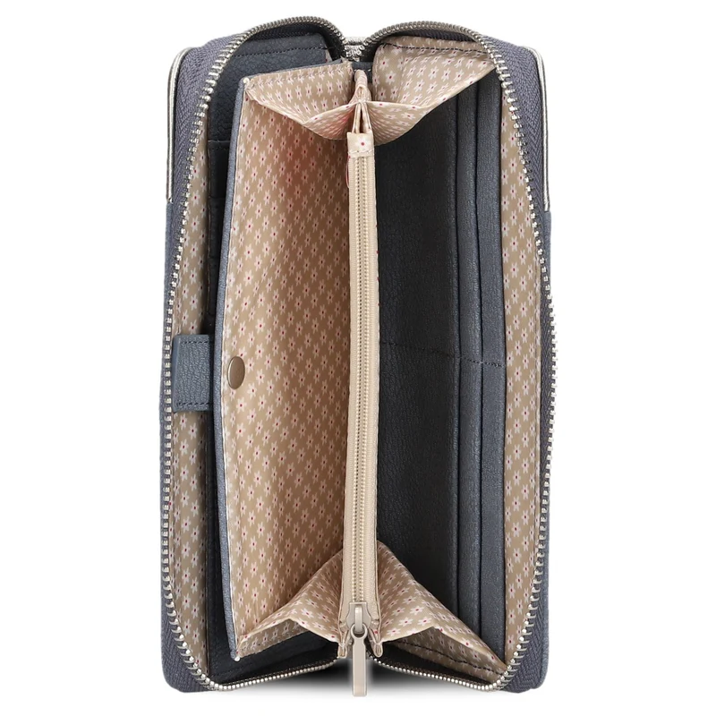 zwei Eva EV2 - Geldbörse 15cc 19 cm (nubuk-sky)